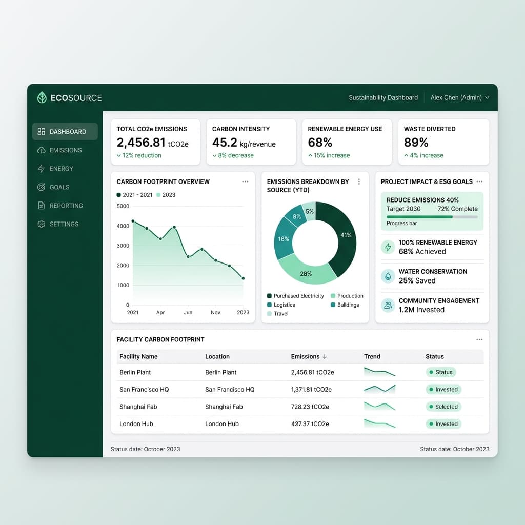 TerraVerde Sustainability Platform